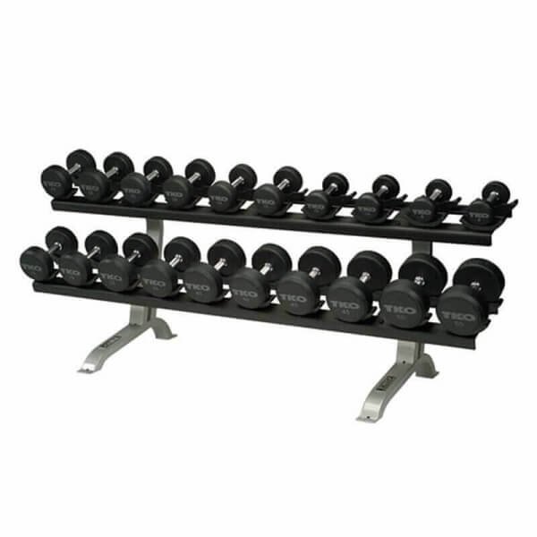 TKO 10 PAIR DUMBBELL RACK WITH SADDLE 800sport